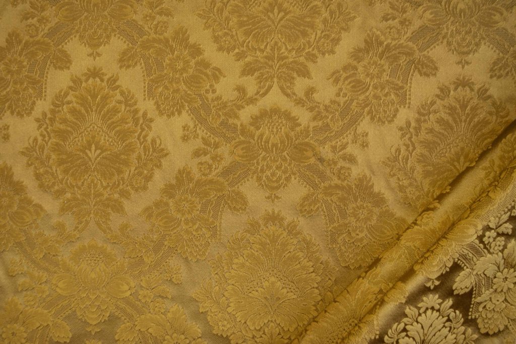 tessuto elegante damascato mx ronda colore oro