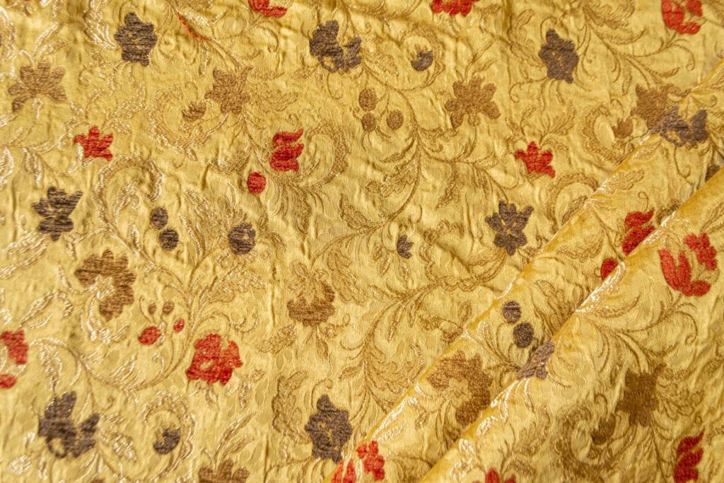 tessuto elegante ramage mx nabucco colore oro