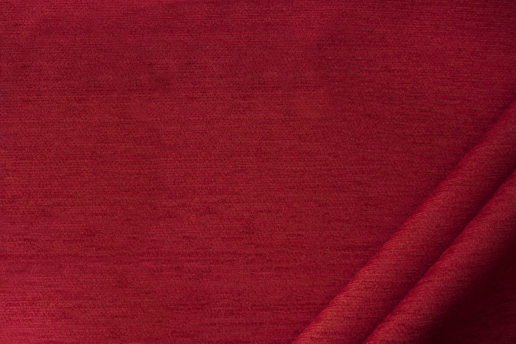 tessuto in ciniglia melange mx medina colore rosso rubino