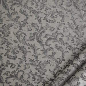 tessuto ramage elegante mx vanessa colore grigio