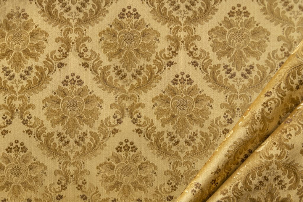 tessuto rasato elegante con lurex mx positano colore oro